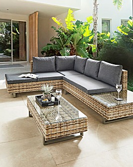 Novara Rattan Corner Sofa Set