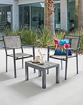 Adrano Grey Bistro Set