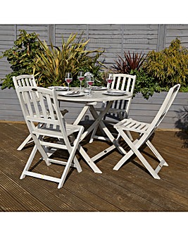 Charles Bentley Washed Wood Bistro Set