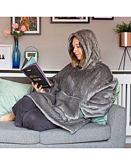 Hoodie Blanket Grey