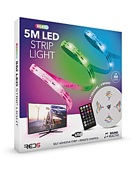 5M Strip Light RGBIC Sound Reactive and Remote Control