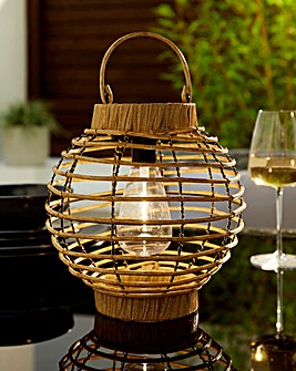 Natural Rattan Lantern