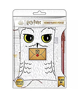 Harry Potter Hedwig Plush Notebook & Pen