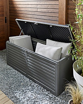 Charles Bentley Black/Grey 390L Storage Box