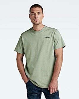 G-Star RAW Iceberg Green Short Sleeve Center Logo T-Shirt