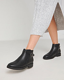 Drew Ankle Buckle Boot Wide E Fit