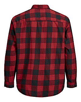 Jack & Jones Gingham Check Shirt - Red/Black