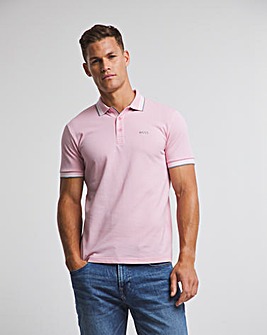 BOSS Pink Short Sleeve Paddy Polo
