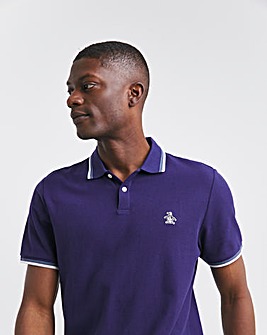 Original Penguin Sticker Pete Tipped Polo