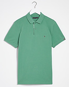 Tommy Hilfiger Green Short Sleeve Placket Polo