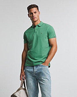 Tommy Hilfiger Green Short Sleeve Placket Polo