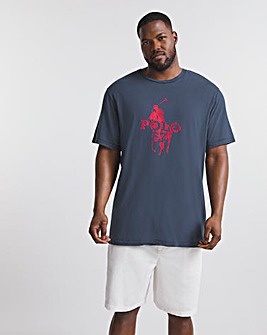 Polo Ralph Lauren Navy Short Sleeve Big Pony T-Shirt