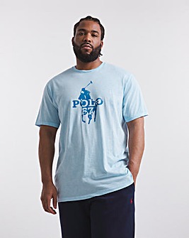 Polo Ralph Lauren Elite Blue Short Sleeve Big Pony T-Shirt