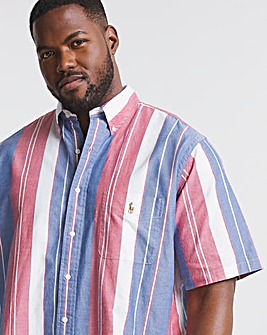 Polo Ralph Lauren Multi Short Sleeve Yarn Dyed Stripe Oxford Shirt