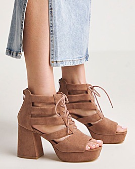 Ava Strappy Shoe Boot Extra Wide EEE Fit