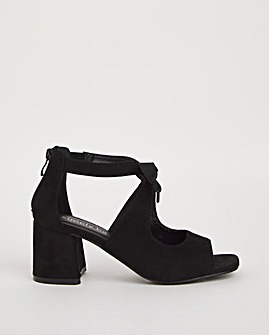 Becky Front Bow Shoe Boot Extra Wide EEE Fit