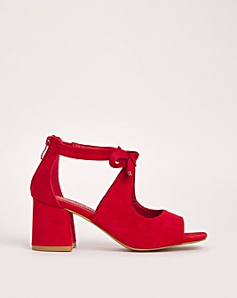 Crossover Strap Ankle Boots Ex Wide