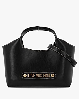Love Moschino Maxi Black Shopper Bag