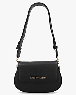 Love Moschino Logo Black Cross-Body Bag