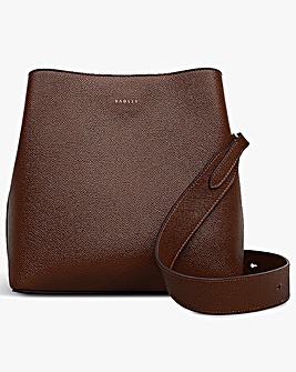 Radley Dukes Place Medium Chocolate Leather Cross-Body Bag
