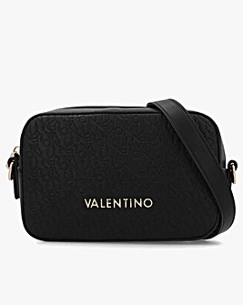 Valentino Bags Falak Logo Black Camera Bag