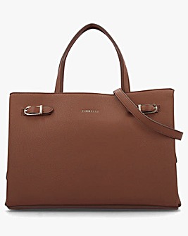 Fiorelli Etta Buckle Tan Satchel Bag