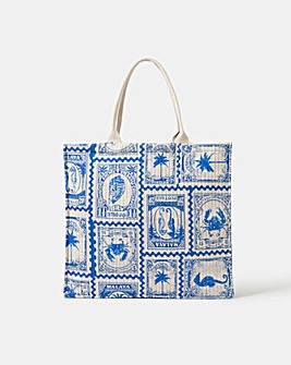 Accessorize Stamp Print Quilted Bag
