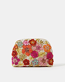 Accessorize Beaded Flower Clutch Bag