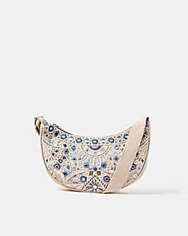 Accessorize Embroidered Sling Crossbody