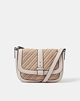 Accessorize Woven Crossbody Bag
