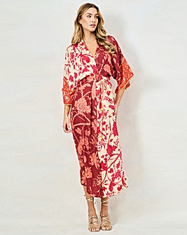 HOPE & IVY SALMA KIMONO DRESS
