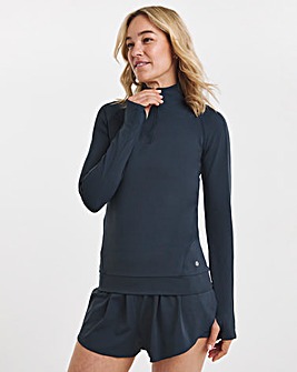 Sculpt Activewear Quarter Neck Top