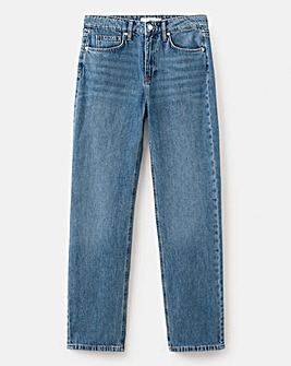 Mango Medium Rise Straight Jean