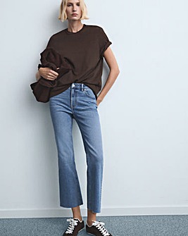 Mango Flared Crop Jean