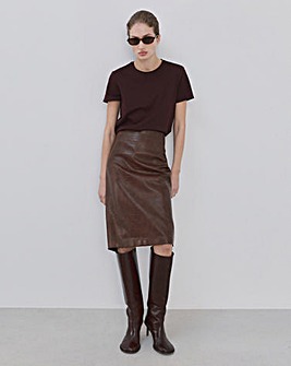 Mango Short Sleeved Cotton T-Shirt