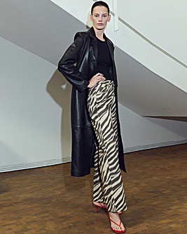 Mango Zebra Printed Jean