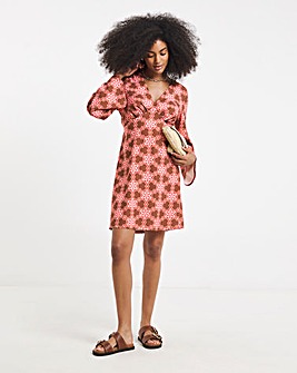 Twisted Wunder Mini Crepe Dress