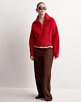 Mango High-Waisted Lyocell Trousers