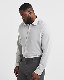 Premium Textured Cut Away Collar Shirt