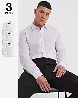 3 Pack Long Sleeve Formal Shirt Long