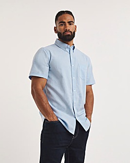 Short Sleeve Oxford Shirt Long