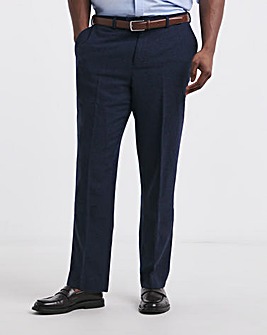 Wool Blend Regular Fit Suit Trouser