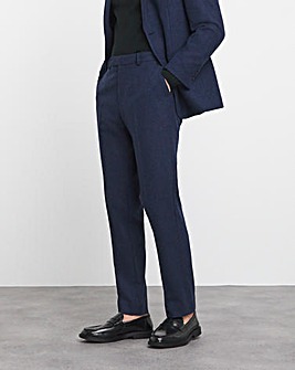 Wool Blend Regular Fit Suit Trouser