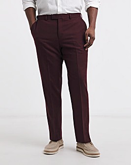 Wool Blend Regular Fit Suit Trouser