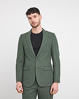 Green Donegal Tweed Suit Jacket