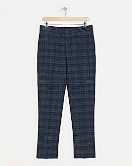 Warm Handle Check Suit Trouser