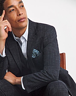 Semi Plain Textured Suit Jacket