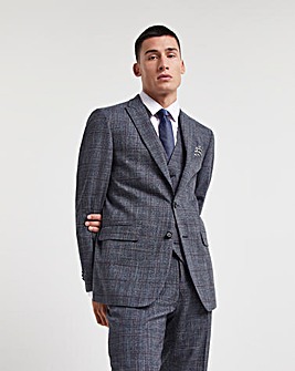 Warm Handle Prince of Wales Check Suit Jacket