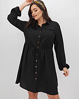 Black Shirt Dress