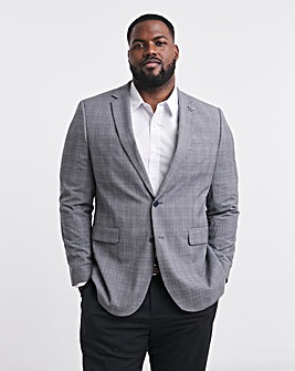 Luke Grey Check Suit Jacket